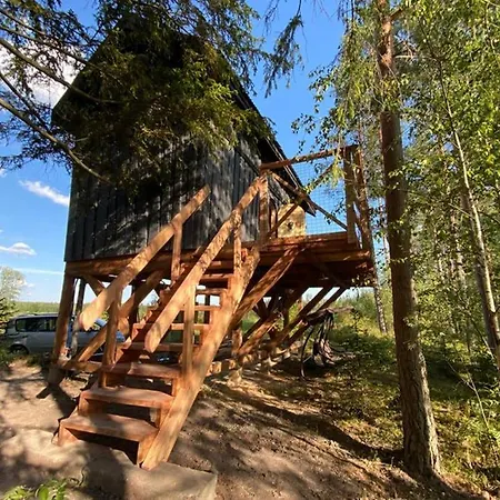 Viking House In The Tree! Jacuzzi, Sauna,apkure! Дом отдыха *